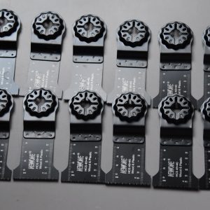 Starlock Compatible MultiTool Blade Set Fein Bosch Makita Metabo Einhell 12-pack - 45MM