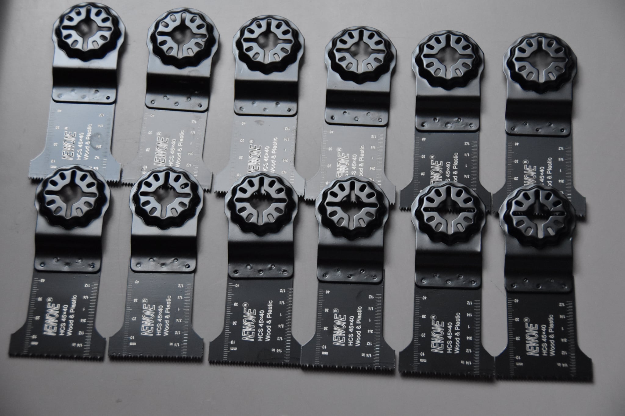 Starlock Compatible MultiTool Blade Set Fein Bosch Makita Metabo Einhell 12-pack - 45MM - Image 2